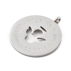 304 Stainless Steel Pendants&nbsp;STAS-F313-01P