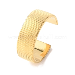 304 Stainless Steel Open Cuff Rings for Women&nbsp;RJEW-K309-31G