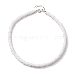 Bohemia Handmade Polymer Clay Heishi Beaded Necklaces&nbsp;NJEW-JN04778