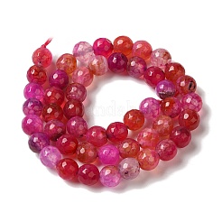 Dyed & Heated Natural Dragon Veins Agate Beads Strands&nbsp;G-P539-A01-22
