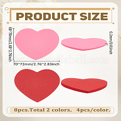 8Pcs Paper Sticky Notes&nbsp;STIC-WH0030-03B