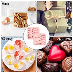 2PCS Transportation Theme Pink Silicone Molds for DIY Craft Cake Cookies Making&nbsp;ST-CJ0007-54