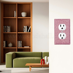 Plastic Rhinestone Switch Guard Cover&nbsp;AJEW-WH0596-465B