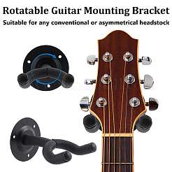4 Bags Wall-mounted Iron Guitar Hook Hanger&nbsp;ODIS-GA0001-90