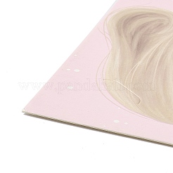 100Pcs Paper Hair Ties Display Cards&nbsp;CDIS-C003-02
