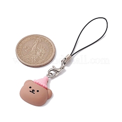 Bear/Cat/Food/Cloud Resin Mobile Straps&nbsp;HJEW-JM01597