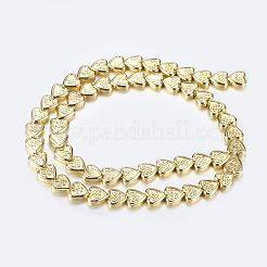 Non-magnetic Synthetic Hematite Beads Strands&nbsp;G-P338-21A-8mm-G