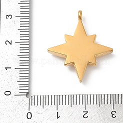 304 Stainless Steel with Rhinestone Pendants&nbsp;LS-STAS-Z120-02B-G