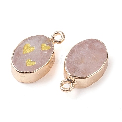 Natural Rose Quartz Pendants&nbsp;G-C102-08D-G