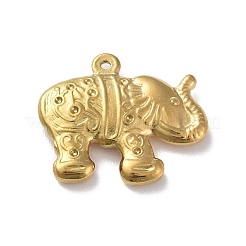 Ion Plating(IP) 304 Stainless Steel Pendant Rhinestone Settings&nbsp;STAS-P324-40G