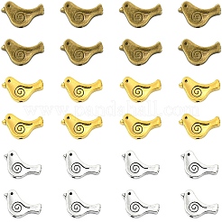 60Pcs 3 Colors Tibetan Style Alloy Beads&nbsp;FIND-YW0010-70