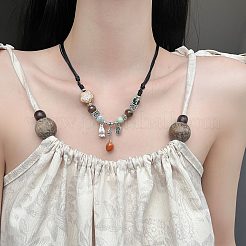 80Pcs 2 Colors Tibetan Style Alloy European Beads&nbsp;MPDL-SP0001-03