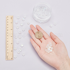 DIY Synthetic Moonstone Beads Stretch Bracelet Making Kits&nbsp;DIY-SC0012-84A