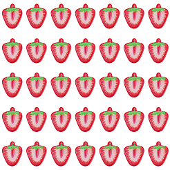 50Pcs Printed Opaque Acrylic Beads&nbsp;OACR-PA0001-79