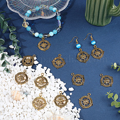 50Pcs Tibetan Style Alloy Pendants&nbsp;FIND-SC0020-97