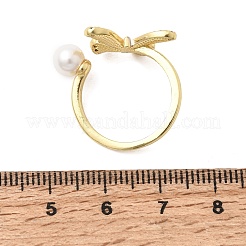 Adjustable Brass Micro Pave Cubic Zirconia Enamel Finger Rings&nbsp;CU-CBABA66-07B-G