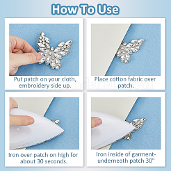 6pcs Glass Viscose Accessories Ornament Accesories&nbsp;DIY-FH0008-97