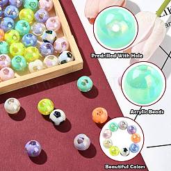 Two Tone Plating Acrylic Beads&nbsp;MACR-CJC0004-26