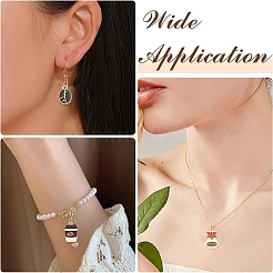 40Pcs 8 Styles Alloy and Enamel Pendants&nbsp;FIND-YW0012-50