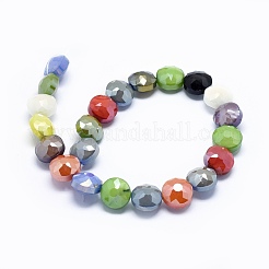 Electroplate Glass Beads Strands&nbsp;EGLA-J106-M01
