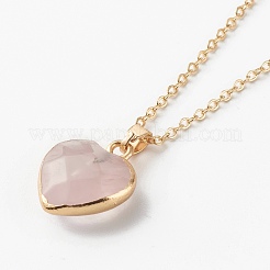 Mixed Natural Gemstone Heart Dangle Earrings & Pendant Necklaces Jewelry Sets&nbsp;SJEW-JS01195