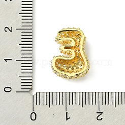 Rack Plating Brass Clear Cubic Zirconia Pendants&nbsp;KK-S378-01G-E