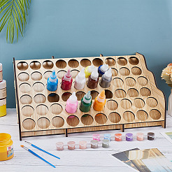 MDF Pigment Organizer Holder Riser Display Racks&nbsp;AJEW-WH0606-86A