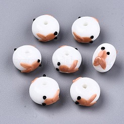 Handmade Bumpy Lampwork Beads&nbsp;LAMP-S194-004F