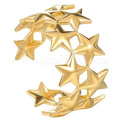 Star 304 Stainless Steel Adjustable Cuff Rings for Women&nbsp;FS-WG544B5-01