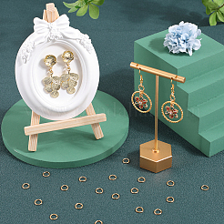 100Pcs Brass Open Jump Rings&nbsp;KK-CN0002-53