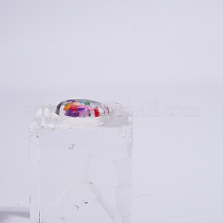 40Pcs 10 Colors Transparent Glass Pendants&nbsp;GGLA-SZ0001-44