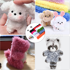 10Sets DIY Plush Sticks&nbsp;FIND-SC0020-88