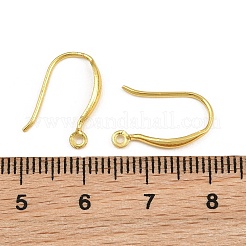 Brass Ear Wires&nbsp;KK-CBA57BD-10G