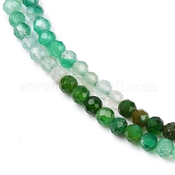 Natural Green Onyx Agate Beads Strands&nbsp;G-L633-A01-4mm