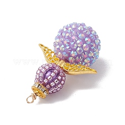 Seed Beads Alloy Pendants&nbsp;PALLOY-MZ00284