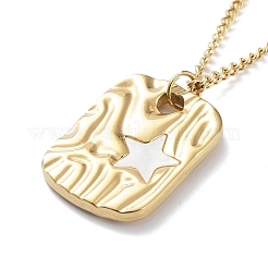 201 Stainless Steel Pendant Necklaces&nbsp;NJEW-D055-03G