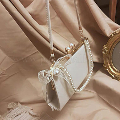 ABS Plastic Imitation Pearl Bag Strap Chains&nbsp;FIND-PH0001-74