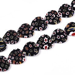 Handmade Millefiori Glass Beads Strands&nbsp;LAMP-T021-29