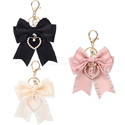 3Pcs 3 Styles Alloy Keychain&nbsp;HJEW-CN0001-28