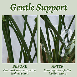 Leaf Shape Acrylic Plant Growth Fixator&nbsp;DIY-WH0430-933B