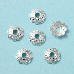 Rack Plating Brass Bead Cap&nbsp;KK-C020-09S
