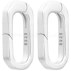 925 Sterling Silver Spring Gate Rings&nbsp;STER-BBC0009-75