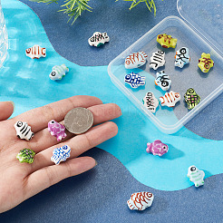 20Pcs 10 Styles Handmade Porcelain Beads&nbsp;PORC-TA0001-58