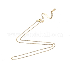 304 Stainless Steel Cable Chains Necklace for Men Women&nbsp;NJEW-N050-A03-G12
