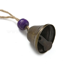 Iron Bell Hanging Ornaments&nbsp;HJEW-JM02417-05