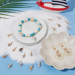 100Pcs Natural Shell Pendants&nbsp;FIND-BBC0003-01