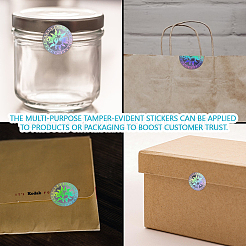 PET Waterproof Self Adhesive Laser Sticker&nbsp;STIC-WH0028-005