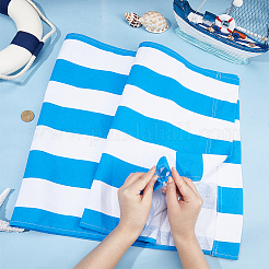 Striped Pattern Canvas Fabric&nbsp;AJEW-WH0314-150-1