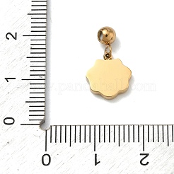 304 Stainless Steel Pendants&nbsp;STAS-K323-01F-G