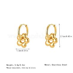 304 Stainless Steel Hoop Dangle Earrings for Women&nbsp;AF5026-4